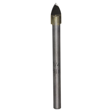 IRWIN Carbide Tile And Glass Drill Bit 1/4"