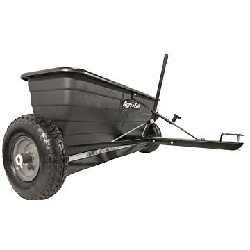 Agri-Fab 45-0288 Tow Drop Spreader, Steel Frame, Poly Hopper, Pneumatic Wheel