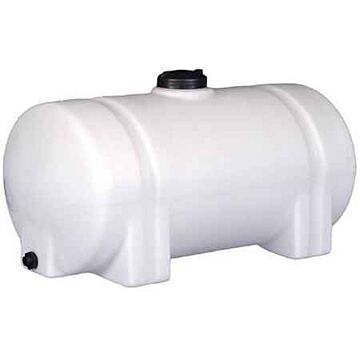 Norwesco 65 Gallon Polyethylene White Horizontal Leg Tank