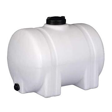 Norwesco 35 Gallon Polyethylene White Horizontal Leg Tank