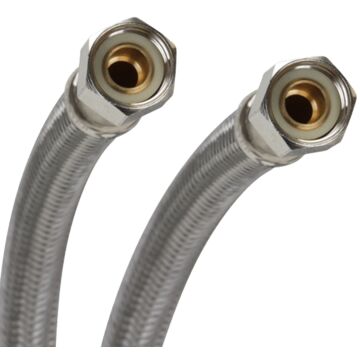 Fluidmaster B6F12 Water Supply Connector, 3/8 in, Compression, Polymer/Stainless Steel