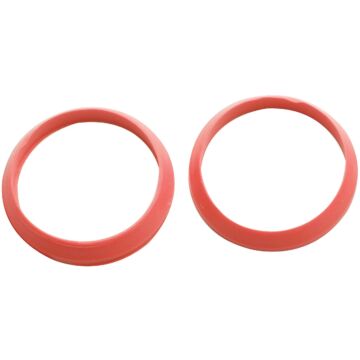 Do it Best 1-1/4 In. x 1-1/4 In. Black Rubber Slip Joint Washer (2-Pack)