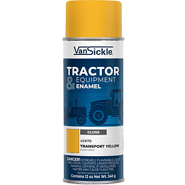 Van Sickle Tractor & Equipment Enamel Spray (Gloss - Transport Yellow) 12 oz