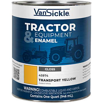 Van Sickle Tractor & Equipment Enamel (Gloss - Transport Yellow) Quart