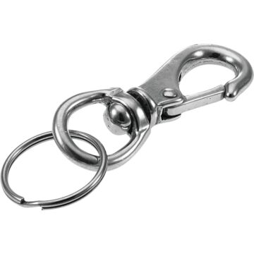Lucky Line Nickel-Plated Zinc 1-1/2 In. x 3-1/4 In. L. Key Chain