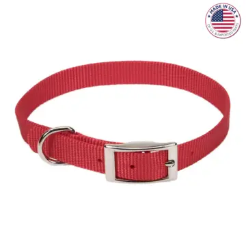 Coastal® 00301 RED12 3/8 in × 12 in Collar Varies Dog Collar