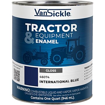 Van Sickle Tractor & Equipment Enamel (Gloss - International Blue) Quart