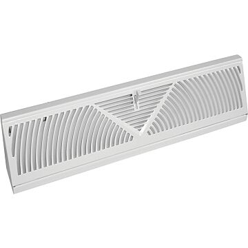 Imperial Steel Baseboard Diffuser (White) 2-3/4 in. x 24 in.
