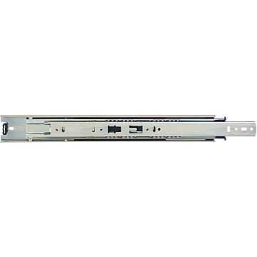 KV True-Trac TT100P 450 Drawer Slide, 100 lb, 450 mm L Rail, 12.7 mm W Rail, Zinc