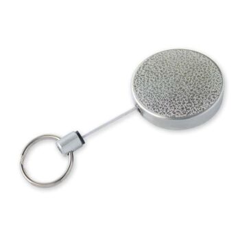 Lucky Line® Steel Stainless Steel Retractable Key Reel