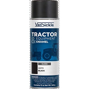 Van Sickle Tractor & Equipment Enamel Spray (Gloss - Black) 12 oz