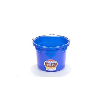 Little Giant Products 8 qt Plastic Blue Flatback Bucket