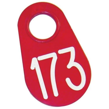 Coburn Numbered Neck Tag (Red)