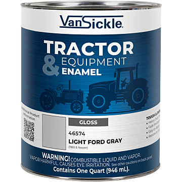 Van Sickle Tractor & Equipment Enamel Gloss Light Ford Gray Quart
