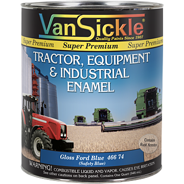 Van Sickle Tractor & Equipment Enamel Gloss Ford Blue Quart