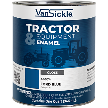 Van Sickle Tractor & Equipment Enamel Gloss Ford Blue Quart