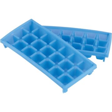 Camco 9 In. L x 4 In. RV Mini Ice Cube Tray, (2-Pack)