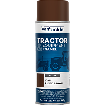 Van Sickle Tractor & Equipment Enamel Spray (Gloss - Rustic Brown) 12 oz