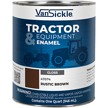 Van Sickle Tractor & Equipment Enamel (Gloss - Rustic Brown) Quart