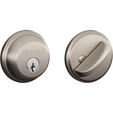 Schlage Satin Nickel Single Cylinder Deadbolt