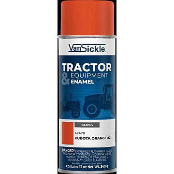 Van Sickle Tractor & Equipment Enamel Gloss Kubota Orange #2 Aerosol