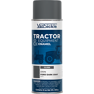 Van Sickle Tractor & Equipment Enamel Spray (Gloss - Ford Dark Gray) 12 oz