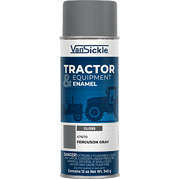 Van Sickle Tractor & Equipment Enamel Spray (Gloss - Ferguson Gray) 12 oz