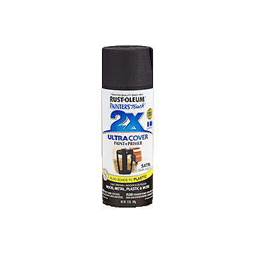 Painter's Touch® 2X Ultra Cover® Spray Paint - 2X Ultra Cover Satin Spray - 12 oz. Spray - Satin Dark Walnut