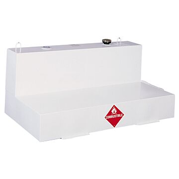 Jobox 103 Gallon L-Shaped Steel Transfer Tank, White