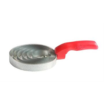 Decker Two Different Teeth Pattern Specifications Steel Galvanized Reversible Spiral Curry Comb
