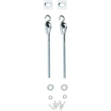 National Zinc Plated with WeatherGuard Steel Bolt Swing Hanger Kit (2-Pack)