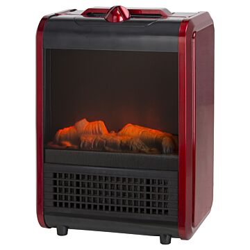 PowerZone Ceramic PTC Heater 120V, 10 A, 120 V, 600/1200 W, 1200W Heating, 2-Heat Settings, Red