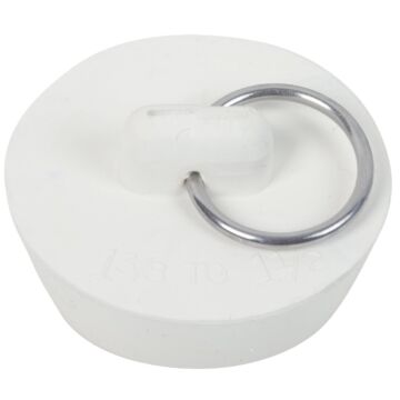 Do it Duo-Fit 1-3/8 In. to 1-1/2 In. White Sink Rubber Drain Stopper