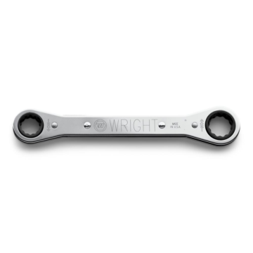 Ratcheting Double Box End Laminated Wrench 12 Point - 1/4" x 5/16"