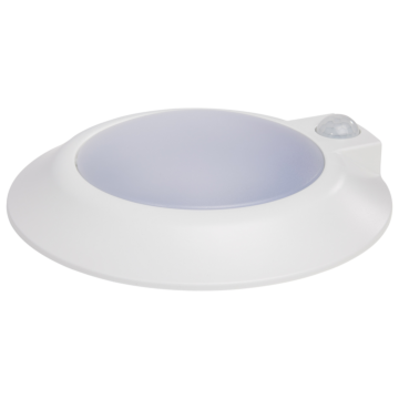 Satco 7 Inch - LED Disk Light - Fixture with Occupancy Sensor - White Finish - CCT Selectable