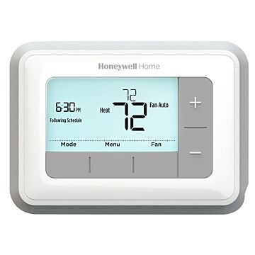 Honeywell RTH7560E1001/E Programmable Thermostat, Backlit Display, White