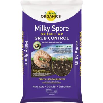 St. Gabriel Organics 15 Lb. Ready To Use Milky Spore Grub Beetle Killer Granules