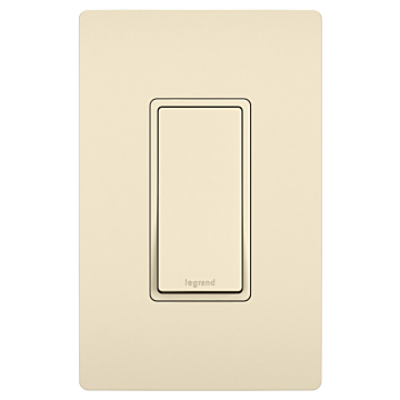 Pass & Seymour radiant® 15A Single-Pole Switch, Light Almond