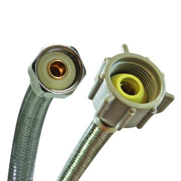 FLUIDMASTER Braided SS Toilet Connector - 1-1/2 in. x 12 in.