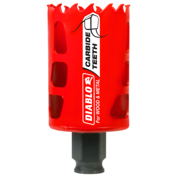 1-3/4 in. (44mm) Carbide-Tipped Wood & Metal Holesaw