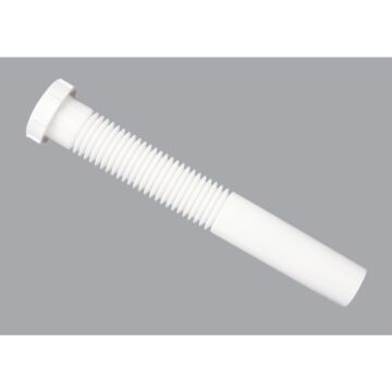 Do it Best 1-1/4 In. x 9 In. White Plastic Extension Tube