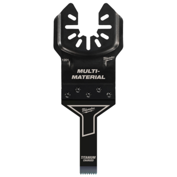 MILWAUKEE® OPEN-LOK™ 3/8" TITANIUM CHARGED™ Bi-Metal Multi-Material Multi-Tool Blade