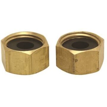 Premier® 1/2 in IPS Brass Faucet Coupling Nut