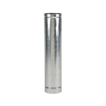 SELKIRK 36 in 304 SS Paintable Galvanized Adjustable L-Vent Pipe