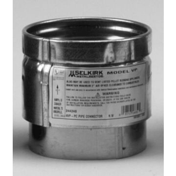 SELKIRK 4 in Pellet Stove Pipe Pellet Pipe Connector