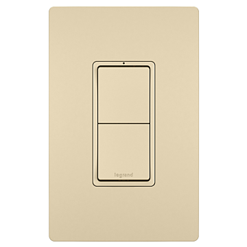 Pass & Seymour radiant® Two Single-Pole Switches, Ivory