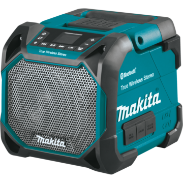 Makita 12-18 V 8-1/2" L x 8-1/8" W x 7-7/8" H Jobsite Speaker
