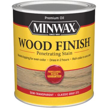Minwax Wood Finish Penetrating Stain, Classic Gray, 1 Qt.