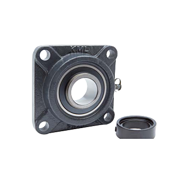 1-1/4 in 3-1/4 in Cast Iron Normal Duty Flange Mount Ball Bearing with Eccentric Collar Locking