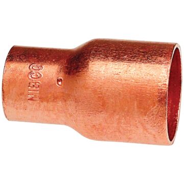 NIBCO 3/4 In. x 1/2 In. Reducing Copper Coupling with Stop
